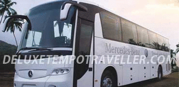 45 seater mercedes benz luxury coach hire in delhi
